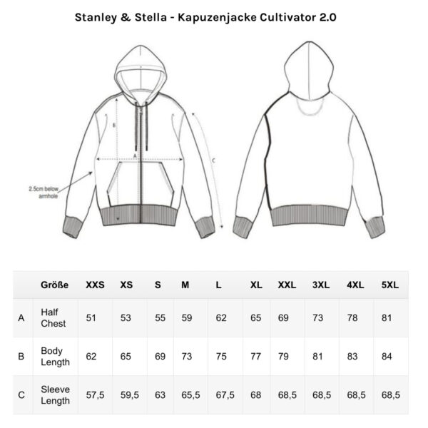 Hoodie 30th Anniversary grau uni – Bild 2